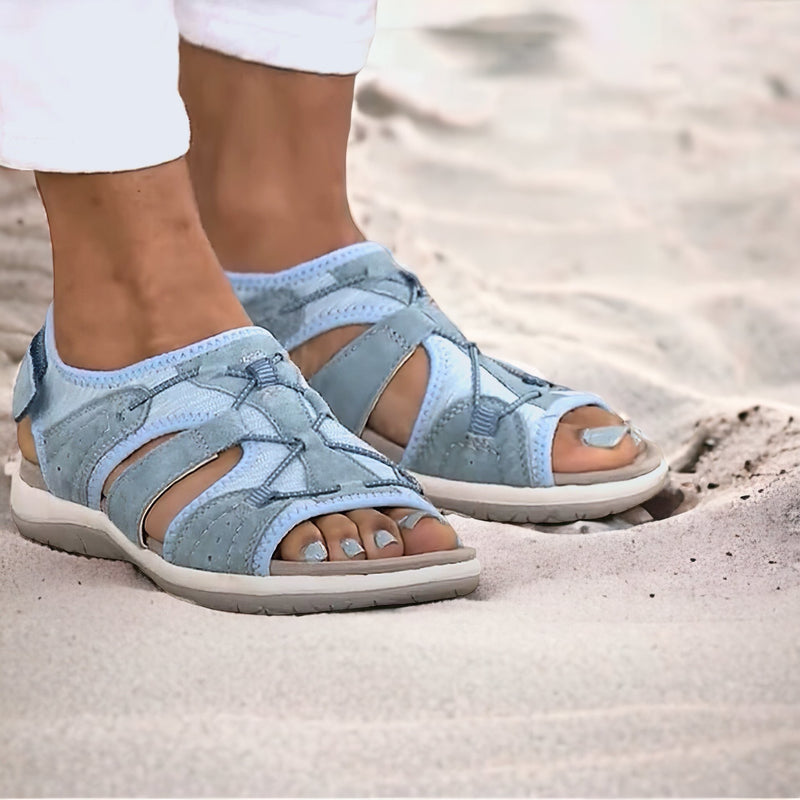 Zachte Cloud sandalen blauw voor zomercomfort