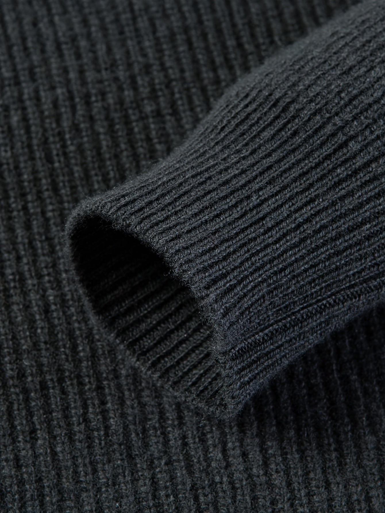 Casual merinoswol trui met rits voor heren | Ideaal voor herfst/winter
