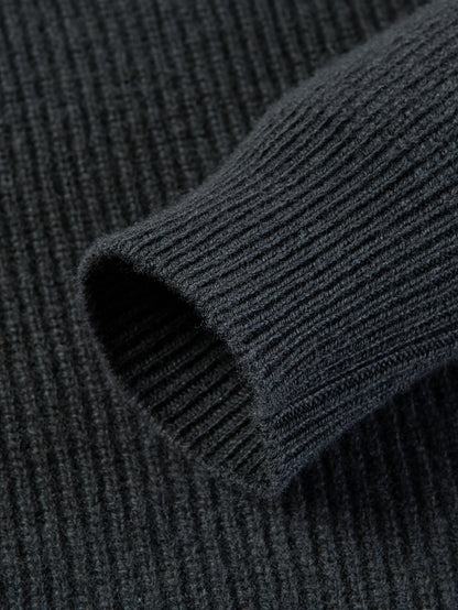 Casual merinoswol trui met rits voor heren | Ideaal voor herfst/winter