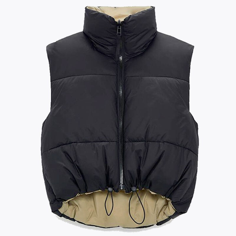 Zwarte sierlijke bodywarmer voor vrouwen elegant