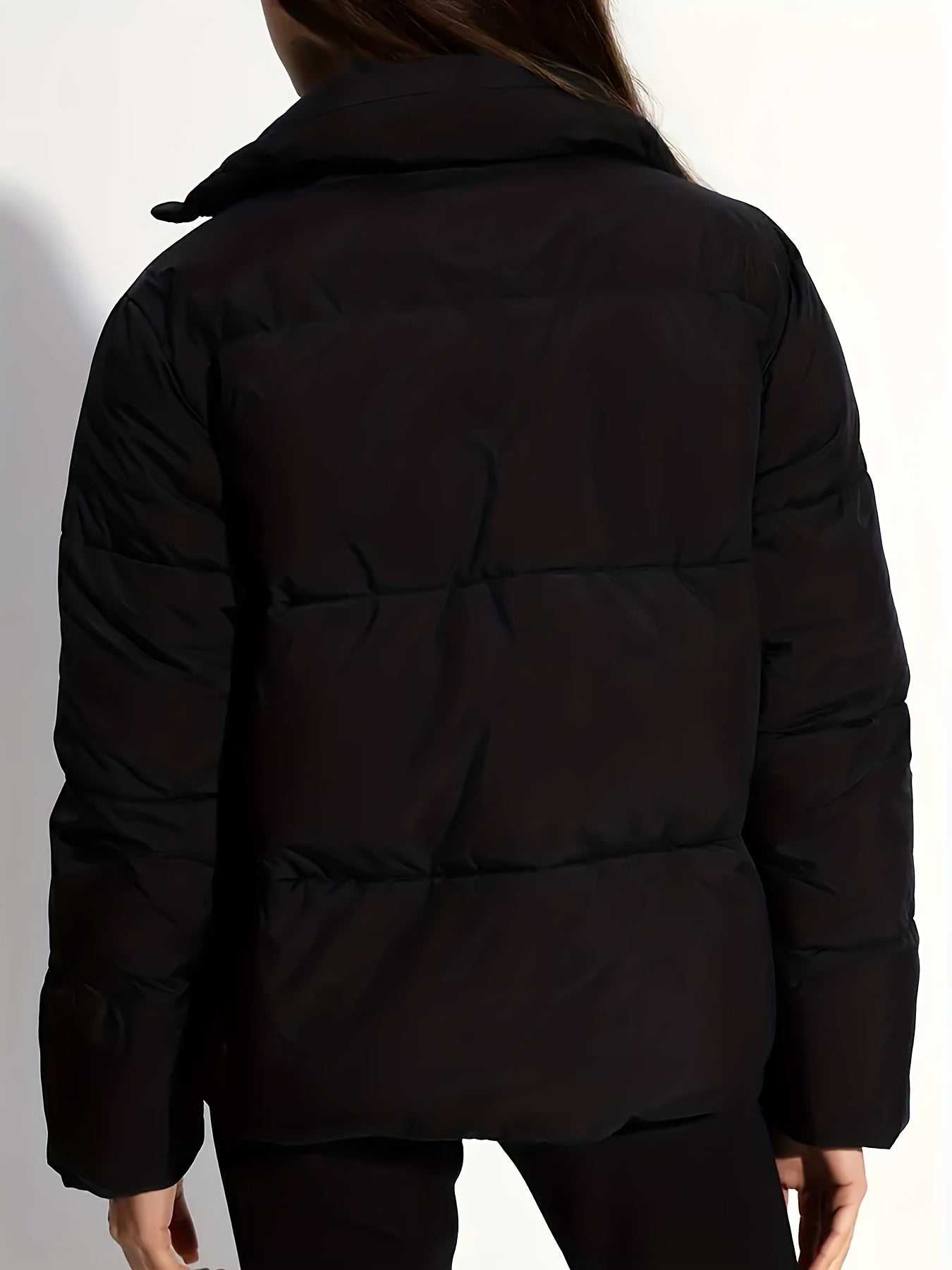 Casual Kort Gewatteerd Jack met Rits voor Dames | Perfect voor Herfst & Winter