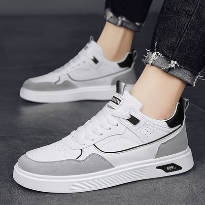 Comfortabele lace-up lage-top skateboardschoenen voor heren | Comfortabel dagelijks te dragen voor alle seizoenen