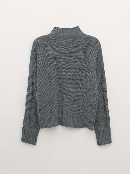 Elegante coltrui met kronkelpatroon voor dames | Ideaal voor de herfst/winter