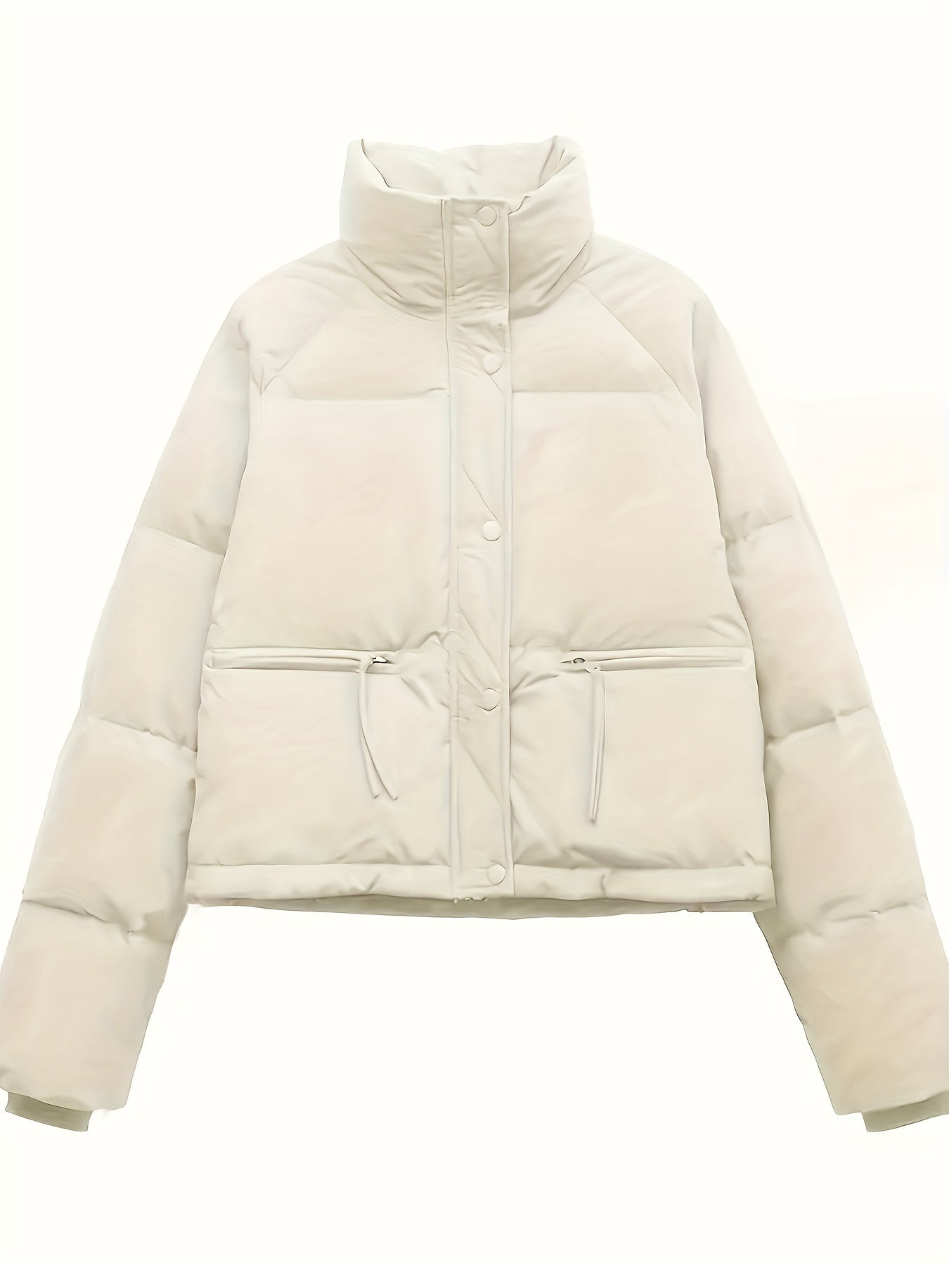 Casual Kort Gewatteerd Jack met Rits voor Dames | Perfect voor Herfst & Winter