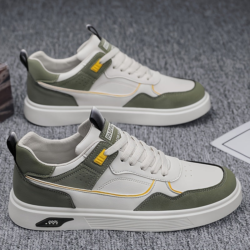 Comfortabele lace-up lage-top skateboardschoenen voor heren | Comfortabel dagelijks te dragen voor alle seizoenen