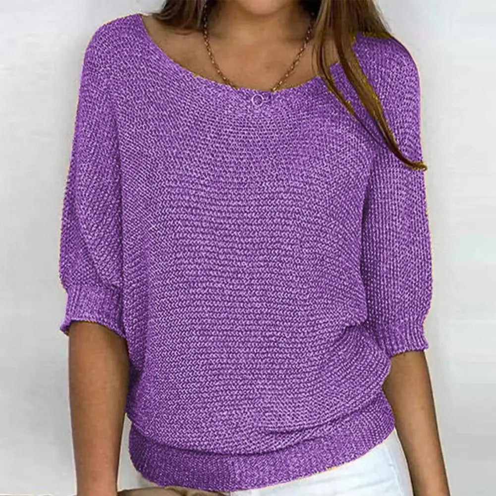 Zomertrui Alma in frisse kleuren voor een stijlvolle look