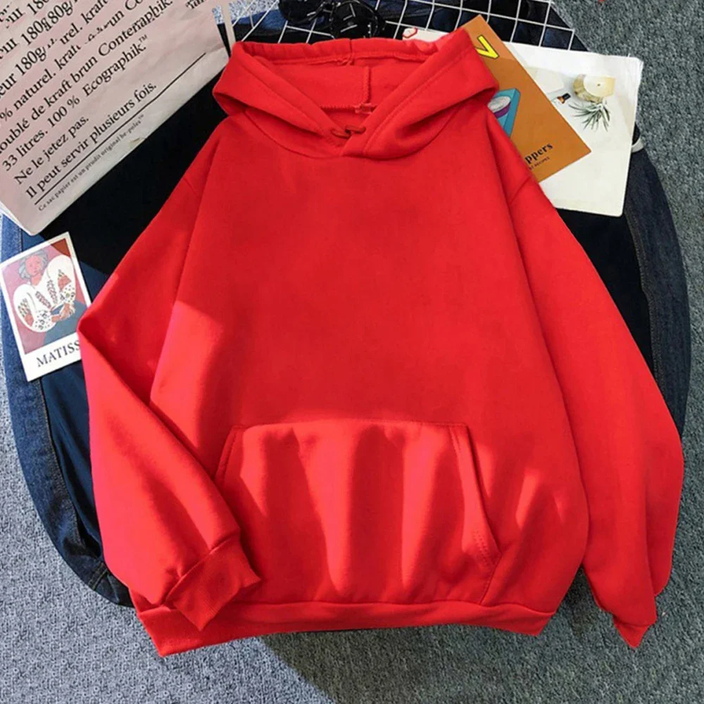 Hoodie voor dames - Oversized pasvorm - Fleece - Kangoeroezak - Geribde boorden - Casual stijl