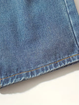 Damesbroek met losse rechte pijpen en zakken, perfect voor casual dagen