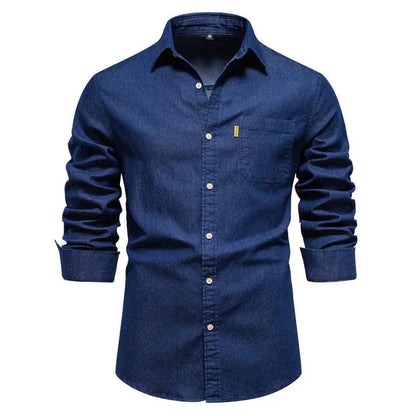 Zwart Blauw Zomerhemd voor Stijlvolle Herenmode