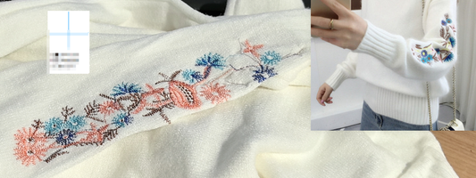 Warme kasjmier coltrui met borduursel en stijlvolle accenten voor dames | Ideaal voor herfst/winter