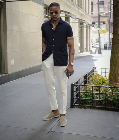 Thomas | Klassieke Vintage Leren Loafers voor Heren