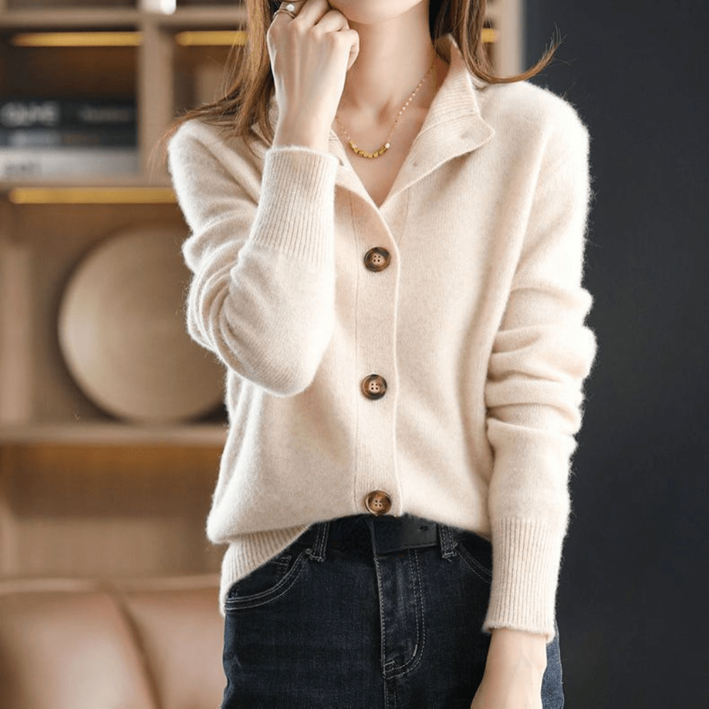 Darla Kasjmier vest voor dames - Zachte, elegante trui met comfortabele pasvorm