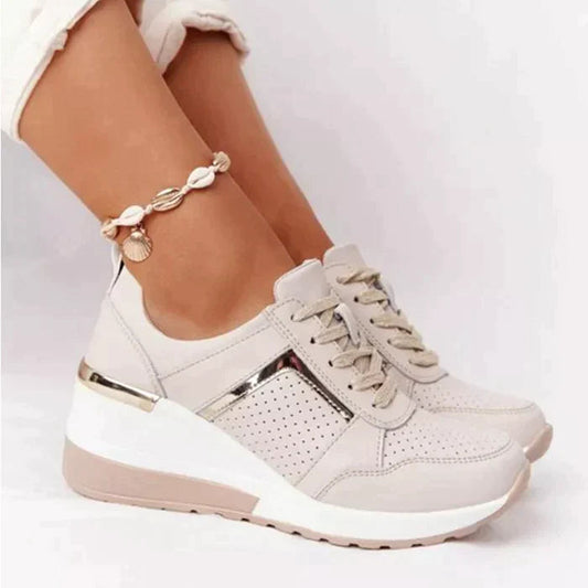 ZenStep Damessportschoen Beige Grijs Khaki Wit