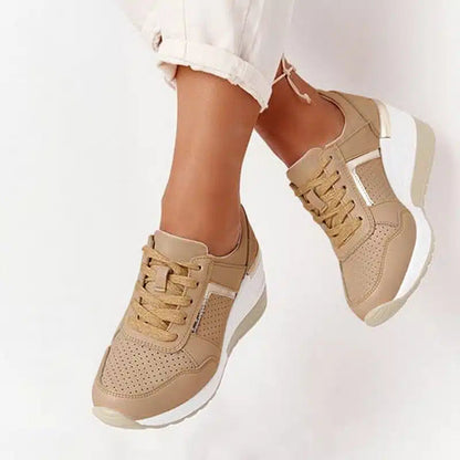 ZenStep Damessportschoen Beige Grijs Khaki Wit
