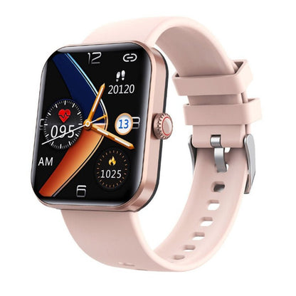 Zwarte smartwatch met bloedsuikermeting voor iOS en Android