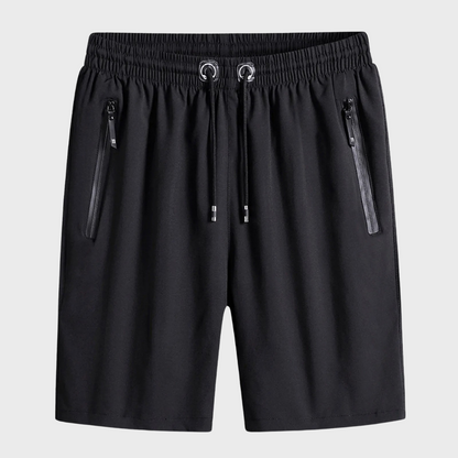Zwarte zomershort heren voor buiten casual chic